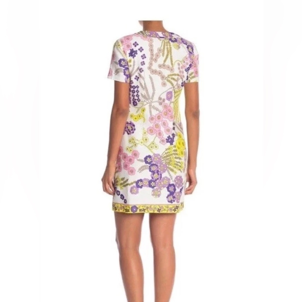 Trina Turk Arboretum floral-print mini shift dress Size 8 Excellent Condition - Picture 4 of 11